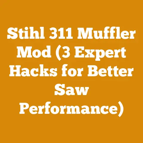 Stihl 311 Muffler Mod (3 Expert Hacks for Better Saw Performance)