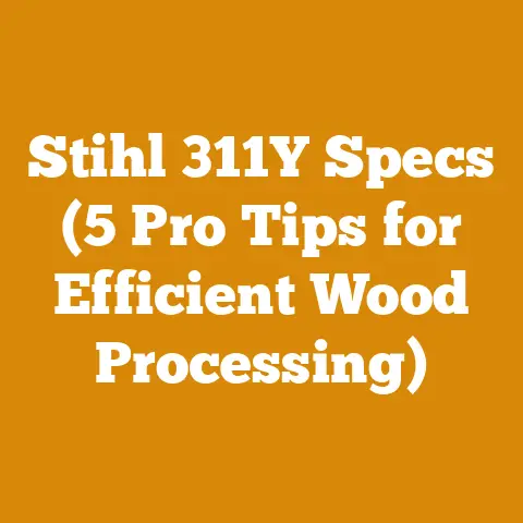 Stihl 311Y Specs (5 Pro Tips for Efficient Wood Processing)
