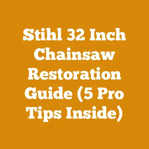 Stihl 32 Inch Chainsaw Restoration Guide (5 Pro Tips Inside)