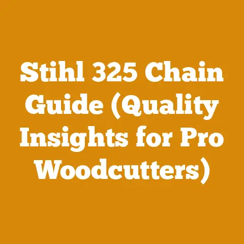 Stihl 325 Chain Guide (Quality Insights for Pro Woodcutters)