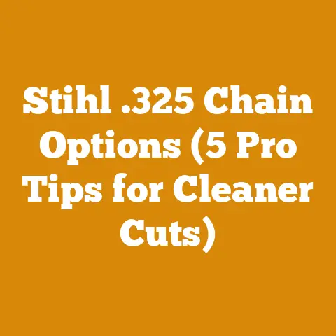 Stihl .325 Chain Options (5 Pro Tips for Cleaner Cuts)