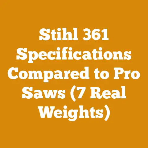 Stihl 361 Specifications Compared to Pro Saws (7 Real Weights)