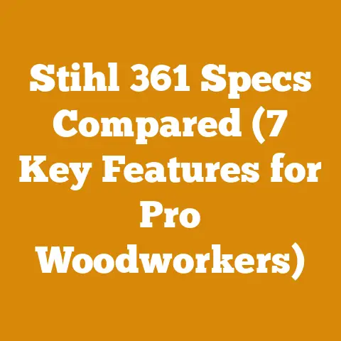 Stihl 361 Specs Compared (7 Key Features for Pro Woodworkers)