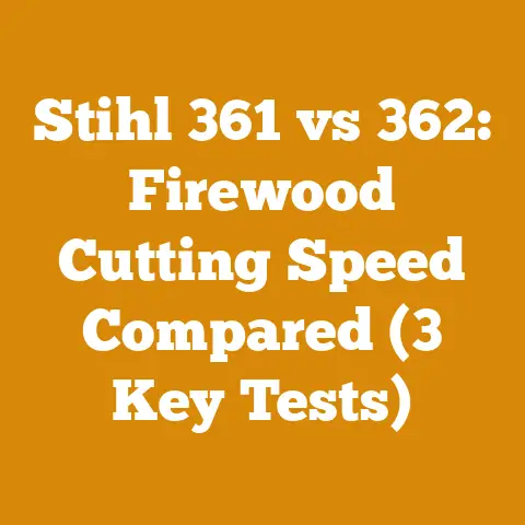 Stihl 361 vs 362: Firewood Cutting Speed Compared (3 Key Tests)