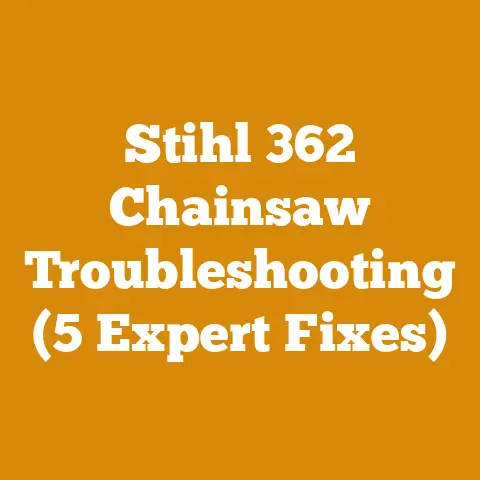Stihl 362 Chainsaw Troubleshooting (5 Expert Fixes)