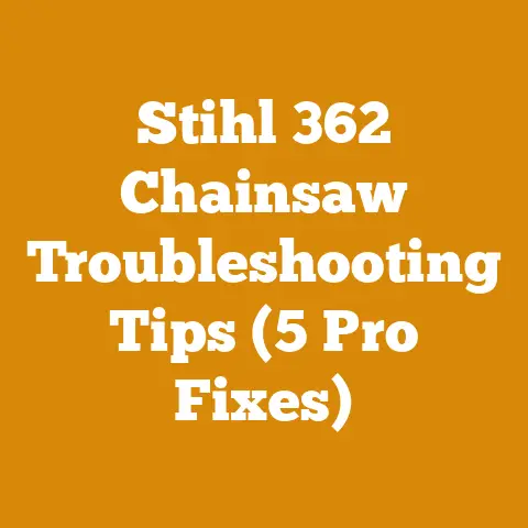 Stihl 362 Chainsaw Troubleshooting Tips (5 Pro Fixes)