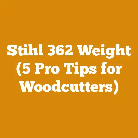 Stihl 362 Weight (5 Pro Tips for Woodcutters)