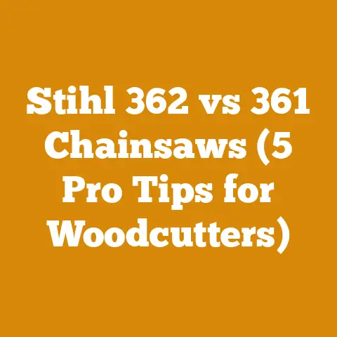 Stihl 362 vs 361 Chainsaws (5 Pro Tips for Woodcutters)