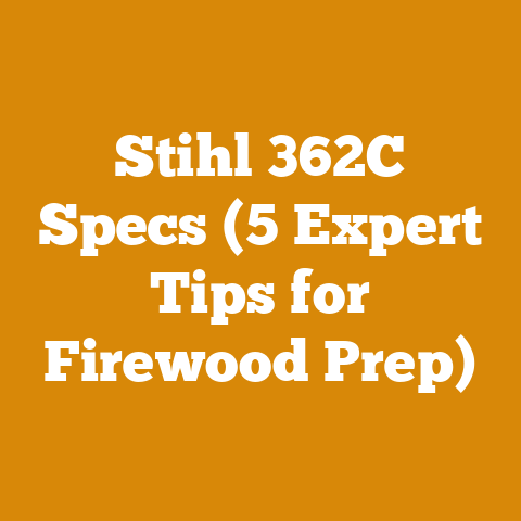 Stihl 362C Specs (5 Expert Tips for Firewood Prep)