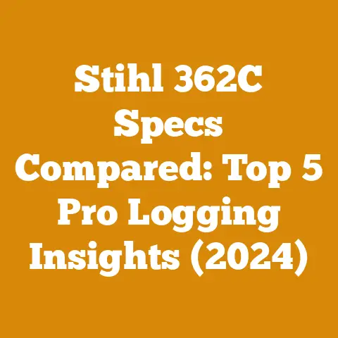 Stihl 362C Specs Compared: Top 5 Pro Logging Insights (2024)