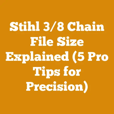 Stihl 3/8 Chain File Size Explained (5 Pro Tips for Precision)