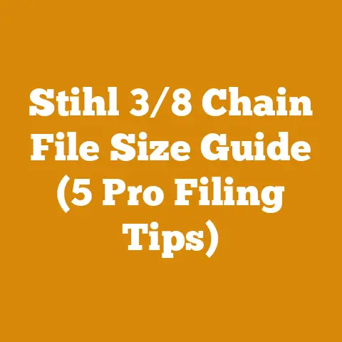 Stihl 3/8 Chain File Size Guide (5 Pro Filing Tips)