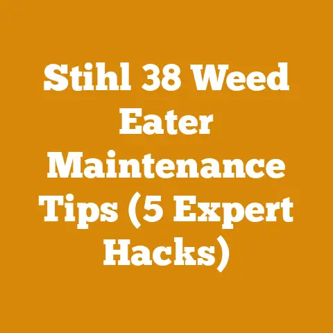 Stihl 38 Weed Eater Maintenance Tips (5 Expert Hacks)