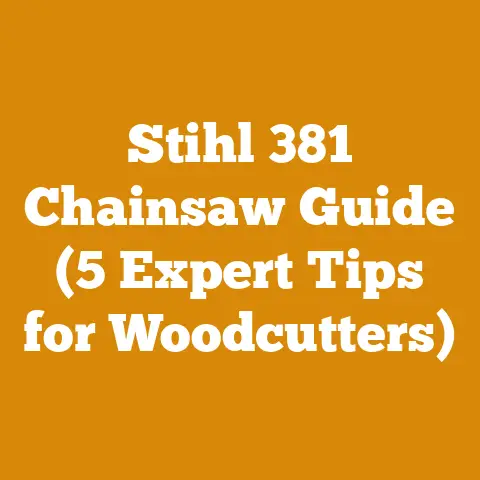 Stihl 381 Chainsaw Guide (5 Expert Tips for Woodcutters)