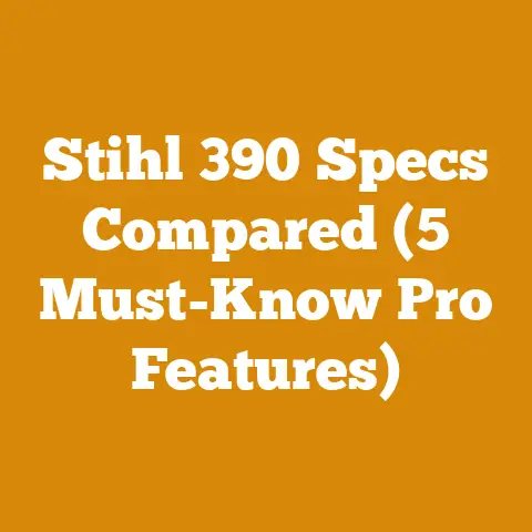 Stihl 390 Specs Compared (5 Must-Know Pro Features)