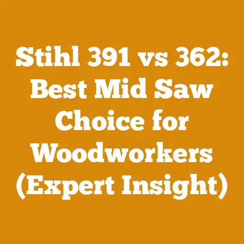 Stihl 391 vs 362: Best Mid Saw Choice for Woodworkers (Expert Insight)