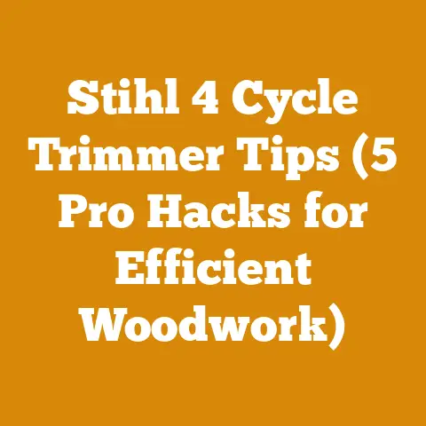 Stihl 4 Cycle Trimmer Tips (5 Pro Hacks for Efficient Woodwork)