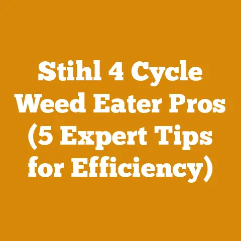 Stihl 4 Cycle Weed Eater Pros (5 Expert Tips for Efficiency)