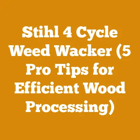 Stihl 4 Cycle Weed Wacker (5 Pro Tips for Efficient Wood Processing)