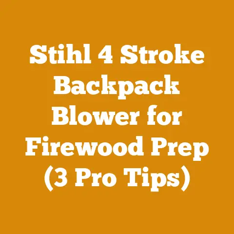 Stihl 4 Stroke Backpack Blower for Firewood Prep (3 Pro Tips)