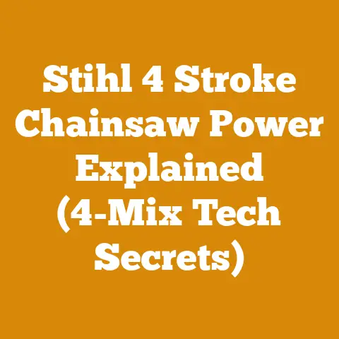 Stihl 4 Stroke Chainsaw Power Explained (4-Mix Tech Secrets)