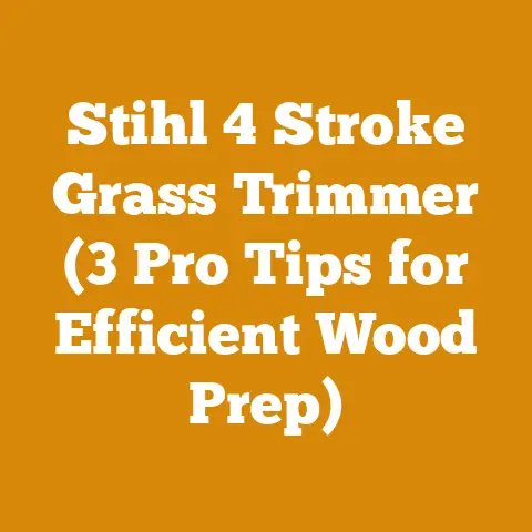 Stihl 4 Stroke Grass Trimmer (3 Pro Tips for Efficient Wood Prep)