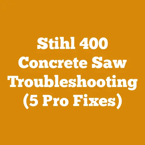 Stihl 400 Concrete Saw Troubleshooting (5 Pro Fixes)