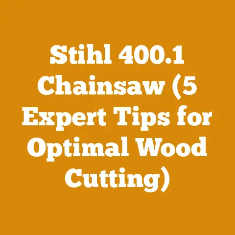 Stihl 400.1 Chainsaw (5 Expert Tips for Optimal Wood Cutting)