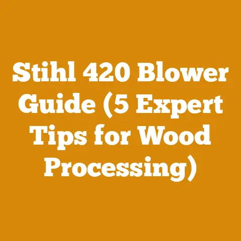 Stihl 420 Blower Guide (5 Expert Tips for Wood Processing)