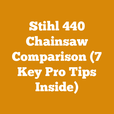 Stihl 440 Chainsaw Comparison (7 Key Pro Tips Inside)