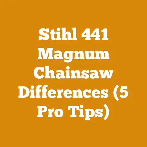 Stihl 441 Magnum Chainsaw Differences (5 Pro Tips)