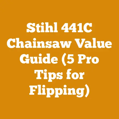 Stihl 441C Chainsaw Value Guide (5 Pro Tips for Flipping)