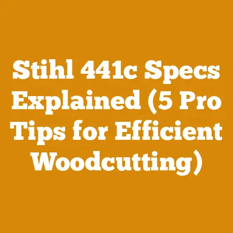 Stihl 441c Specs Explained (5 Pro Tips for Efficient Woodcutting)