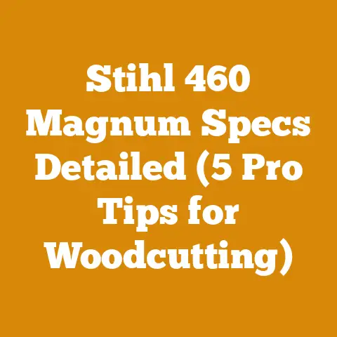 Stihl 460 Magnum Specs Detailed (5 Pro Tips for Woodcutting)