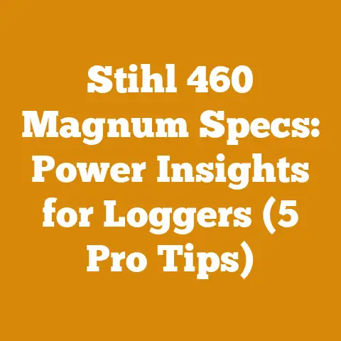 Stihl 460 Magnum Specs: Power Insights for Loggers (5 Pro Tips)