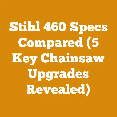 Stihl 460 Specs Compared (5 Key Chainsaw Upgrades Revealed)