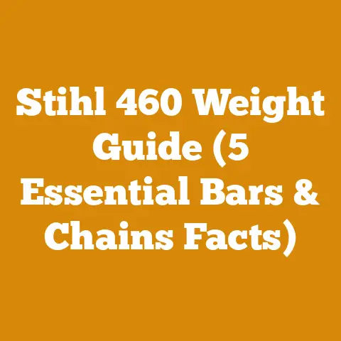 Stihl 460 Weight Guide (5 Essential Bars & Chains Facts)