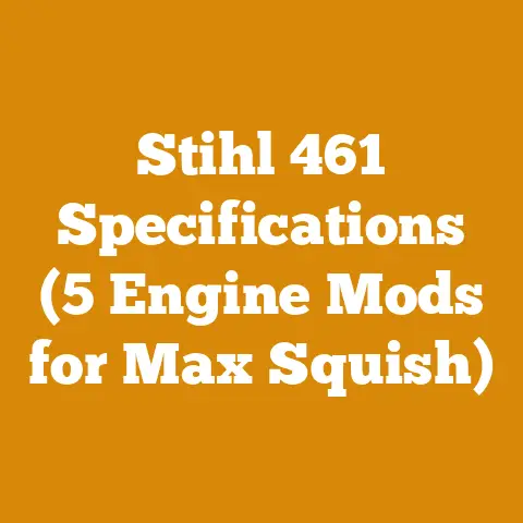 Stihl 461 Specifications (5 Engine Mods for Max Squish)