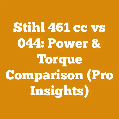 Stihl 461 cc vs 044: Power & Torque Comparison (Pro Insights)
