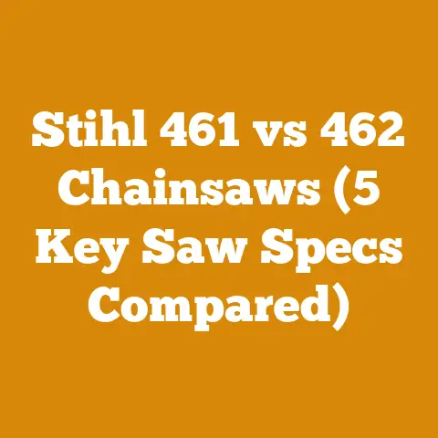 Stihl 461 vs 462 Chainsaws (5 Key Saw Specs Compared)