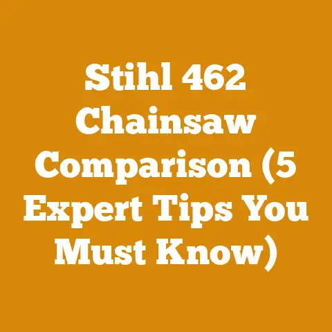Stihl 462 Chainsaw Comparison (5 Expert Tips You Must Know)