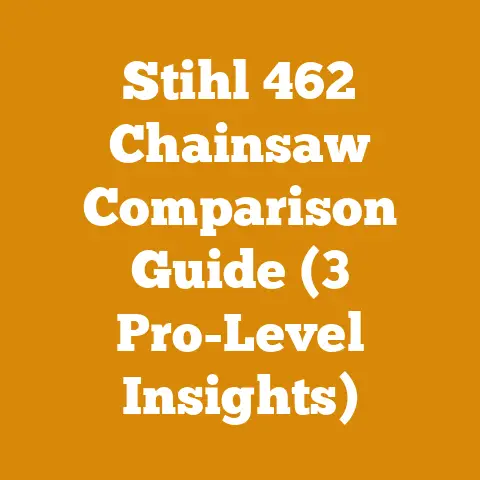Stihl 462 Chainsaw Comparison Guide (3 Pro-Level Insights)