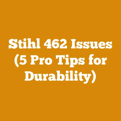 Stihl 462 Issues (5 Pro Tips for Durability)
