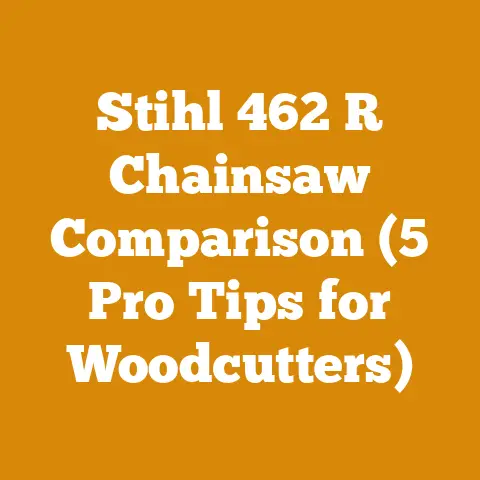 Stihl 462 R Chainsaw Comparison (5 Pro Tips for Woodcutters)