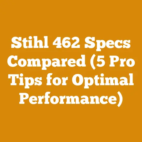 Stihl 462 Specs Compared (5 Pro Tips for Optimal Performance)