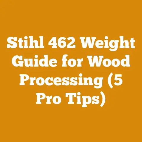 Stihl 462 Weight Guide for Wood Processing (5 Pro Tips)