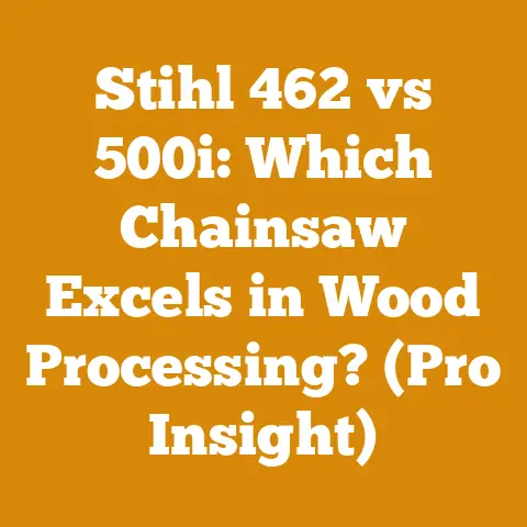 Stihl 462 vs 500i: Which Chainsaw Excels in Wood Processing? (Pro Insight)