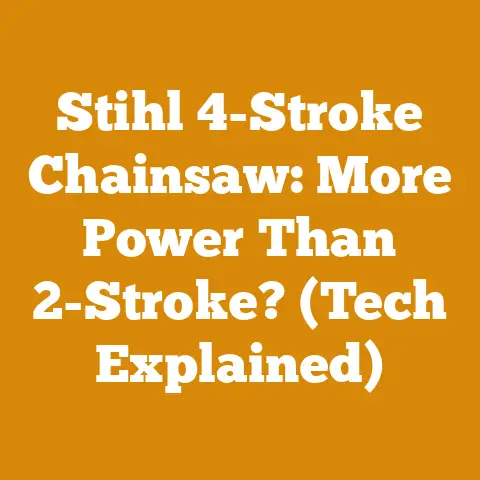 Stihl 4-Stroke Chainsaw: More Power Than 2-Stroke? (Tech Explained)