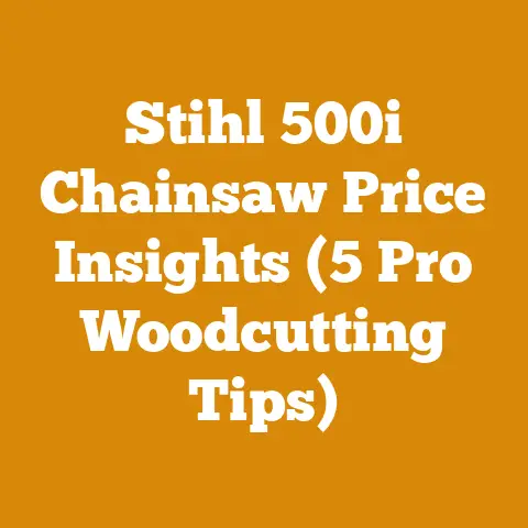 Stihl 500i Chainsaw Price Insights (5 Pro Woodcutting Tips)