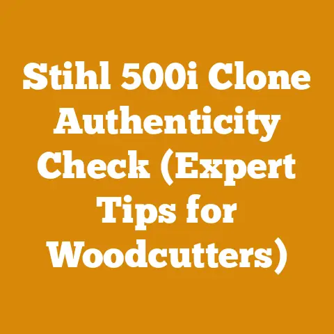 Stihl 500i Clone Authenticity Check (Expert Tips for Woodcutters)
